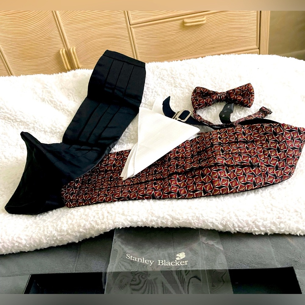Stanley Blacker Black Tie Set